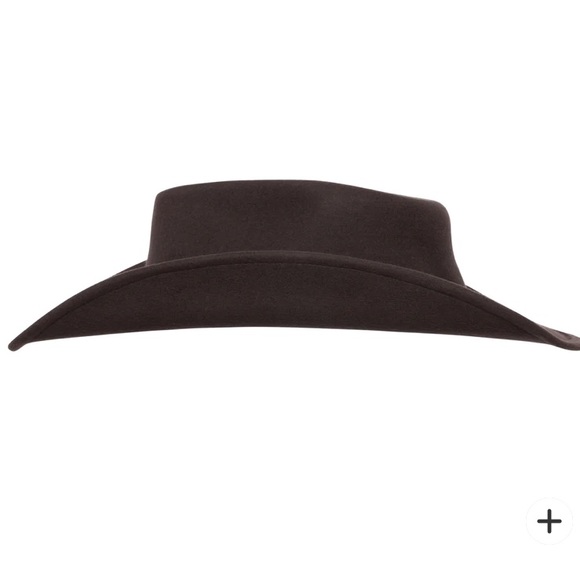 ✨Men’s outback wool cowboy hat Dakota brown shapeable western felt cowboy hat ✨ - Picture 4 of 16